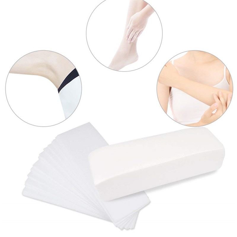 100 Wax strips / Wax strips hair removal strips for hot wax (face/body) - | Fashiongirl