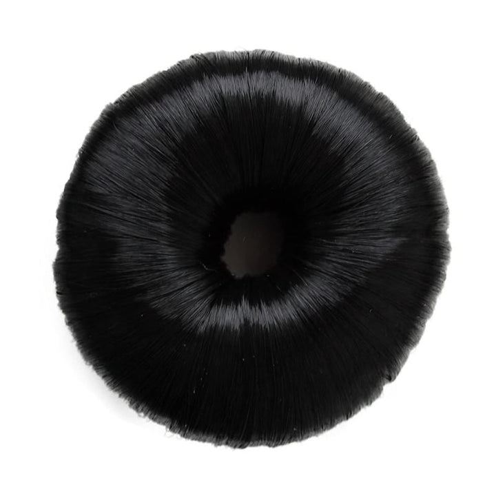 4 cm hair donut w/ artificial hair in multiple colours - Hair Accessories | Fashiongirl