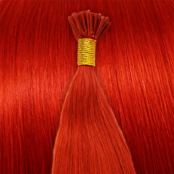 50 cm Cold Fusion hair extensions mailbox red - | Fashiongirl