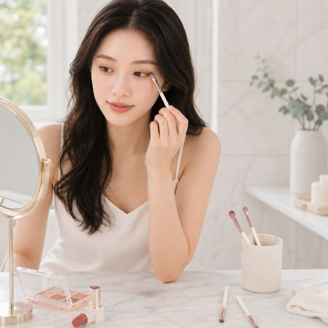 Technique PRO Dusty Magenta Make-up Pinsel Set - 7-teilig