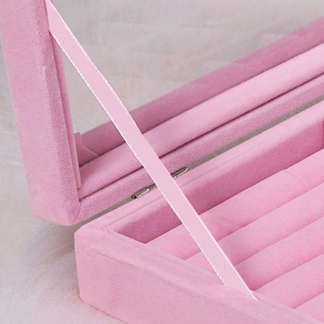 UNIQ Velvet Touch Jewellery box - Pink – image 5