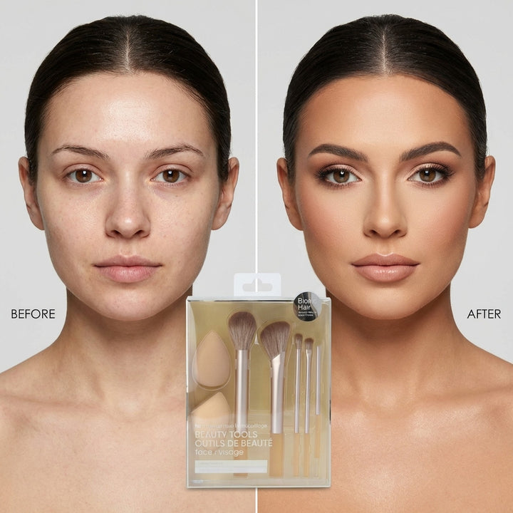 Technique PRO Essential Makeup Brush & Sponge Set (7611)