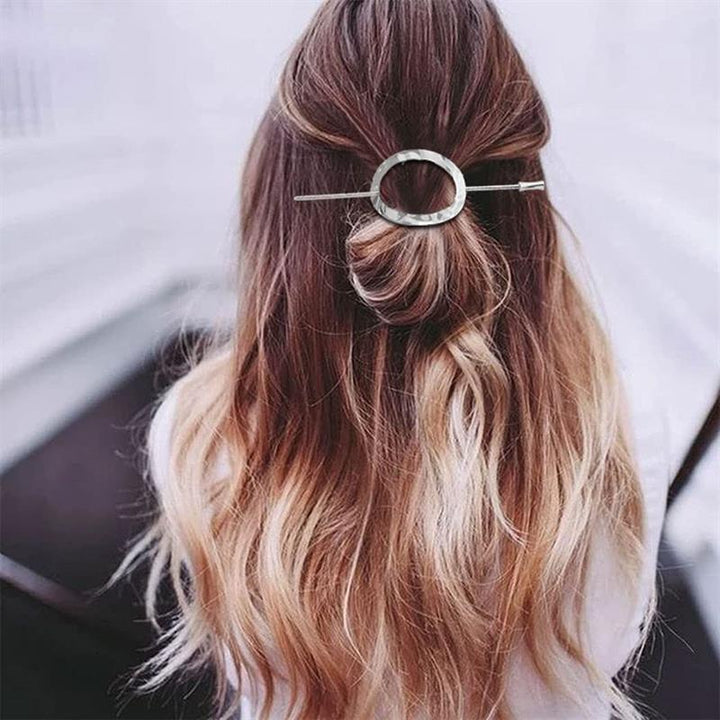 Chris Rubin Nova Oval Sliding Hair Claw – Gold – Fashiongirl