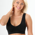 Ahh Bra - Comfort bra without underwire in black - Slim &amp; lift - Shapewear | Fashiongirl