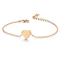 Fußkette mit Herz, goldfarben – | Fashiongirl