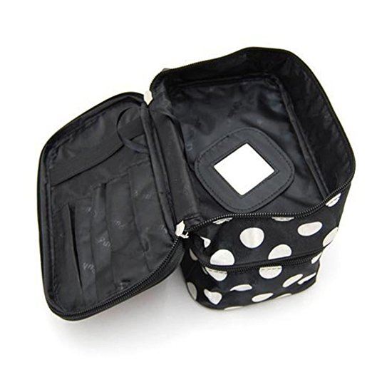 AVERY Dots Double toiletry bag - | Fashiongirl