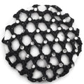 Schwarzes Ballett-Haarnetz mit Diamanten für Haarknoten – | Fashiongirl