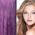 Bling Extensions – 100 glitzernde Haarsträhnen, 80 cm, lila – | Fashiongirl