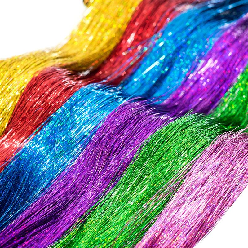 Bling Glitter Extensions 100 pcs glitter hair extensions 80 cm - Champagne gold - | Fashiongirl