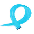 Blau, 50 cm – Crazy Colour Clip On – | Fashiongirl