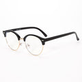Blaulichtbrille – runde Browline, Stil 4 – | Fashiongirl
