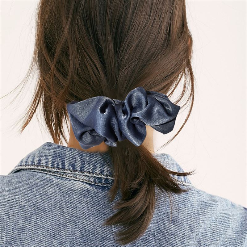 Chris Rubin Aris XL Scrunchie – Schwarz – Haaraccessoires