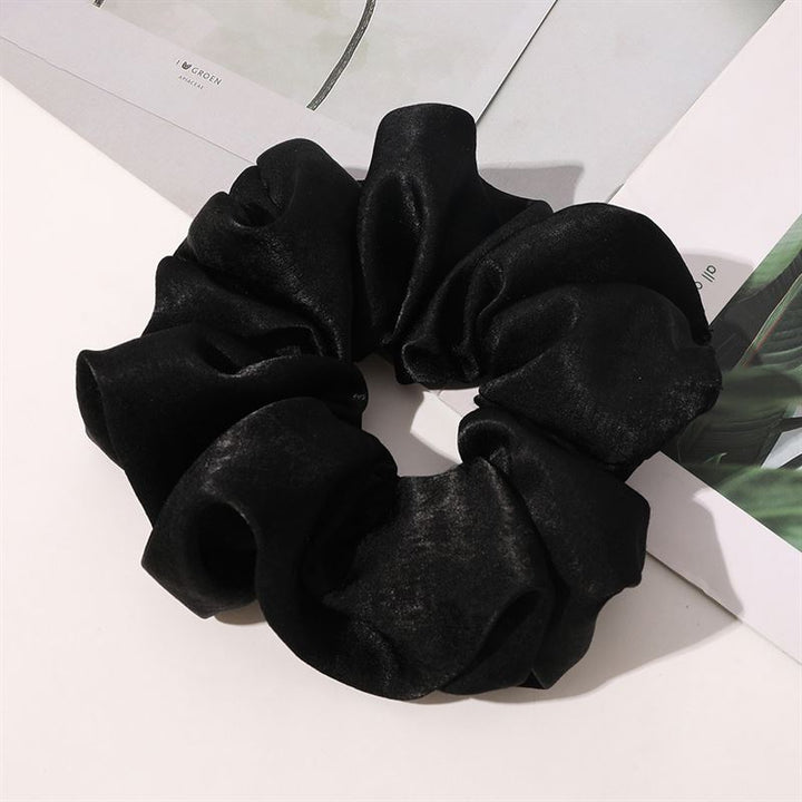 Chris Rubin Aris XL Scrunchie – Schwarz – Haaraccessoires