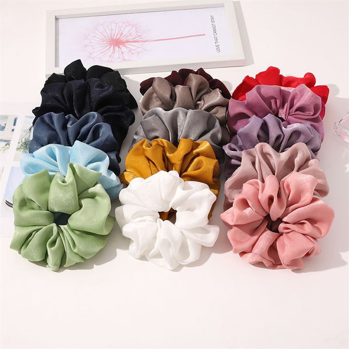 Chris Rubin Aris XL Scrunchie – Schwarz – Haaraccessoires