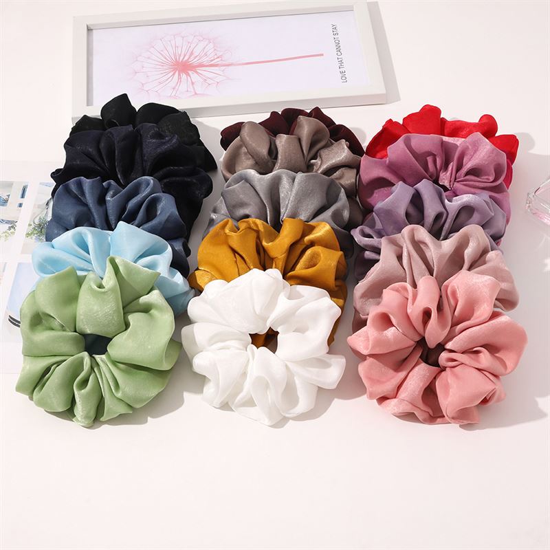 Chris Rubin Aris XL Scrunchie - Crepe Pink - Hair Accessories
