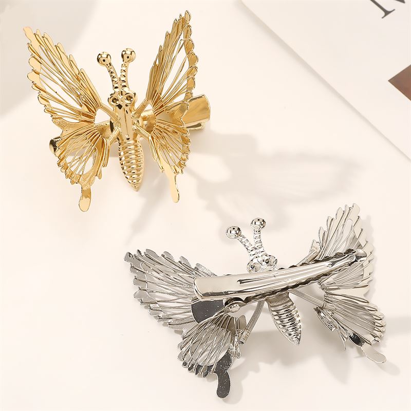 Chris Rubin Butterfly Hair Claw – Gold – Haaraccessoires | Fashiongirl