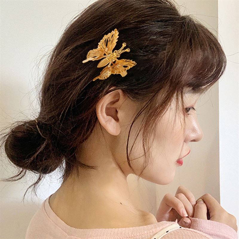 Chris Rubin Butterfly Hair Claw – Gold – Haaraccessoires | Fashiongirl