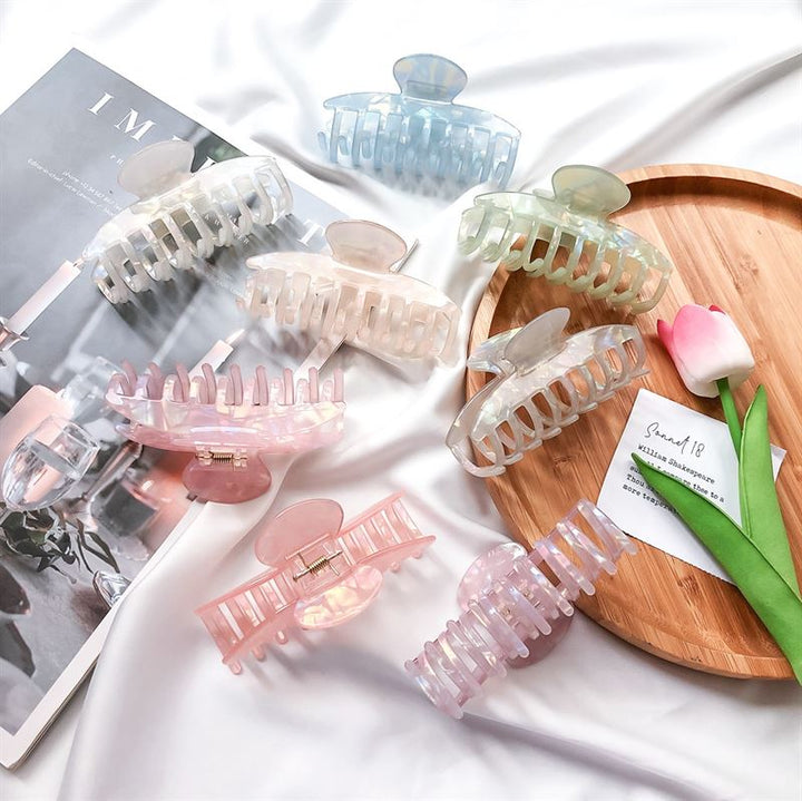 Chris Rubin Daze Hair Claw – Green Marble – Haaraccessoires | Fashiongirl