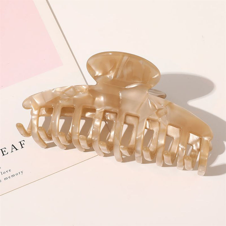 Chris Rubin Daze Hair Claw – Hellbrauner Marmor – Haaraccessoires | Fashiongirl