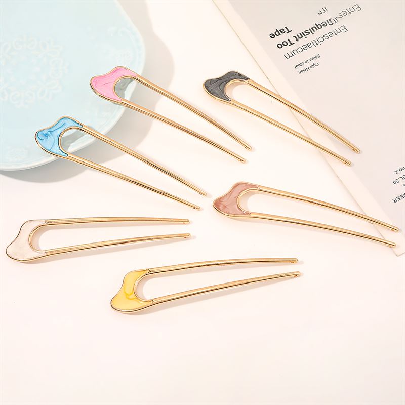 Chris Rubin Emely Hairpin - Yellow Stardust - Hair Accessories | Fashiongirl