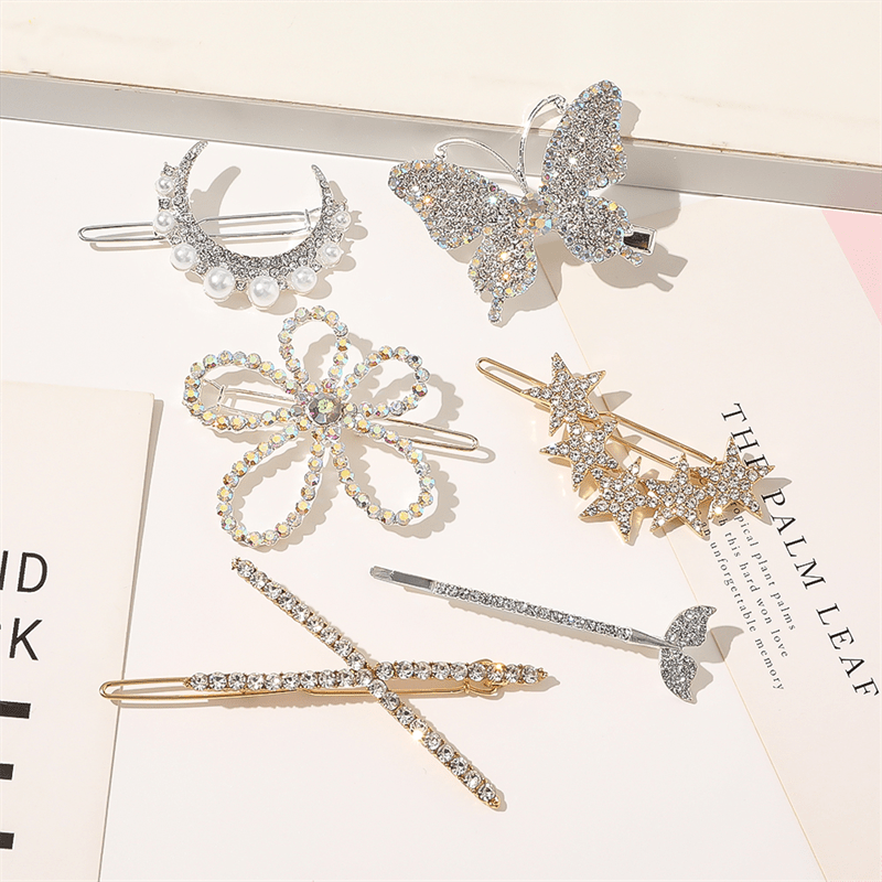 Chris Rubin Evie Hair Claw Gold – Flower – Haaraccessoires | Fashiongirl