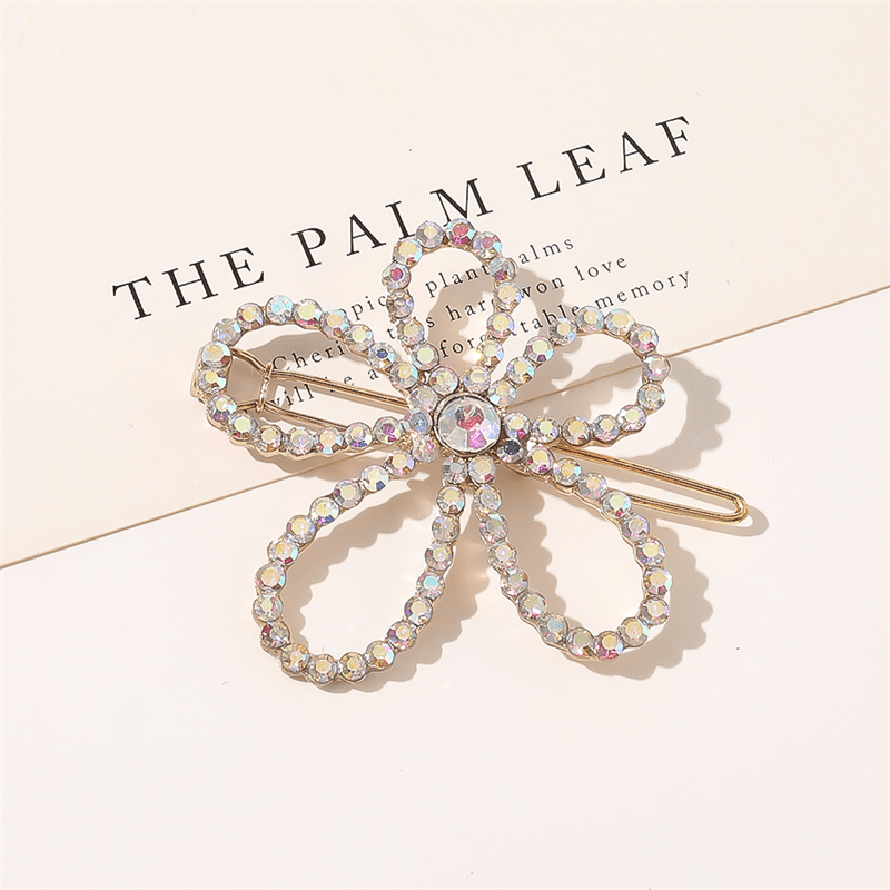 Chris Rubin Evie Hair Claw Gold – Flower – Haaraccessoires | Fashiongirl