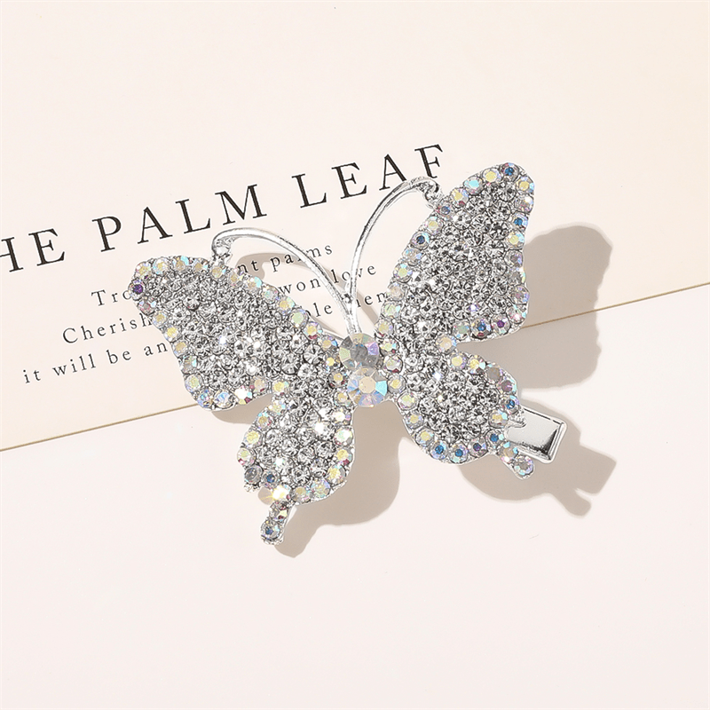 Chris Rubin Evie Hair Claw Silver – Butterfly – Haaraccessoires | Fashiongirl