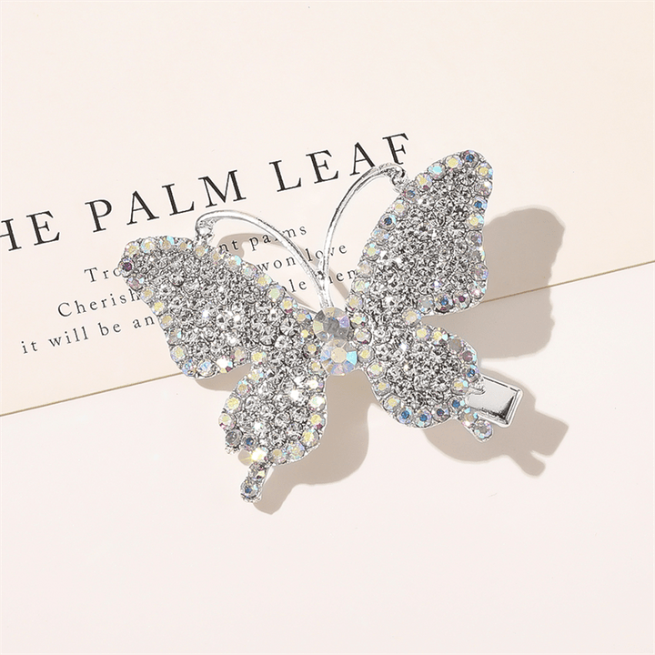Chris Rubin Evie Hair Claw Silver – Butterfly – Haaraccessoires | Fashiongirl