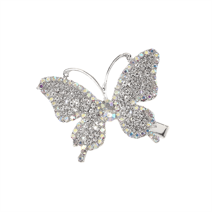Chris Rubin Evie Hair Claw Silver – Butterfly – Haaraccessoires | Fashiongirl