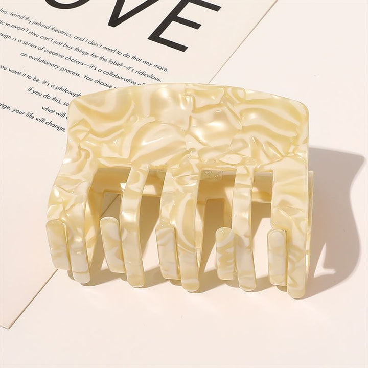 Chris Rubin Felia Hair Claw - Ivory - Hair Accessories | Fashiongirl