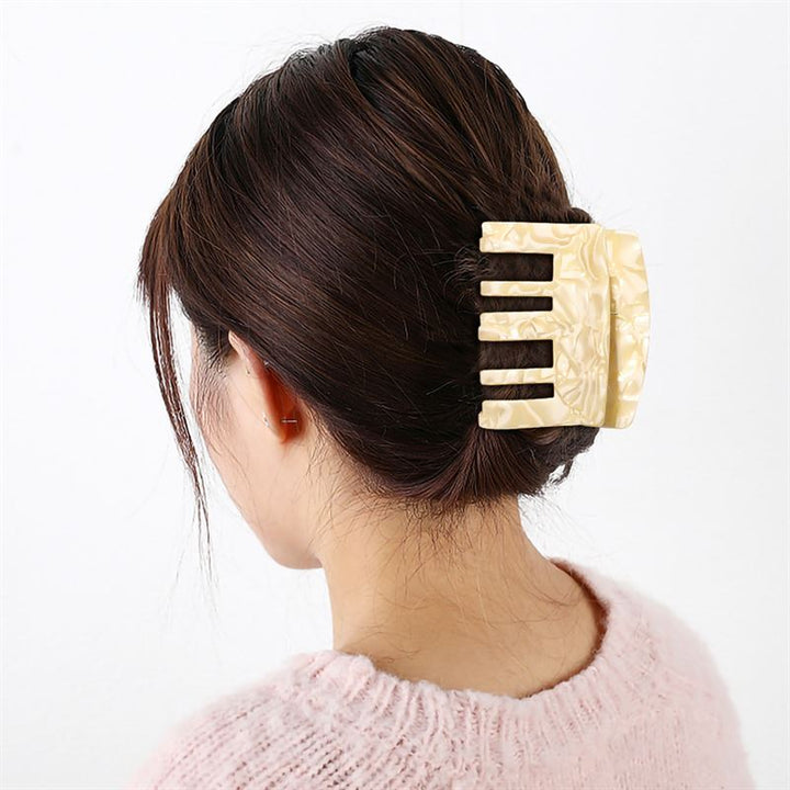 Chris Rubin Felia Hair Claw - Ivory - Hair Accessories | Fashiongirl