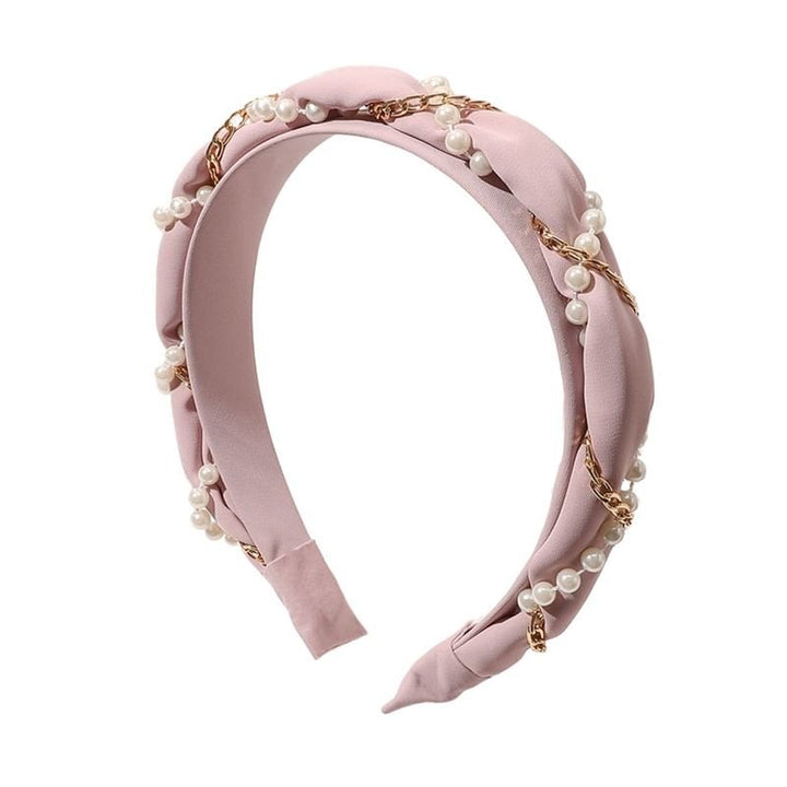 Chris Rubin Kiko Headband - Soft Pink - Hair Accessories | Fashiongirl