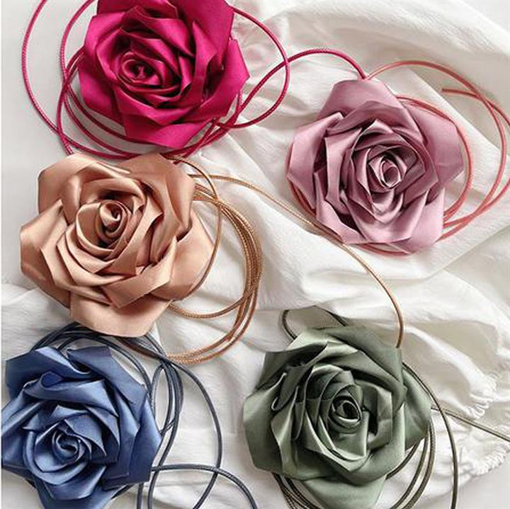 Chris Rubin Rosalia Choker-Halskette – Rosa – | Fashiongirl