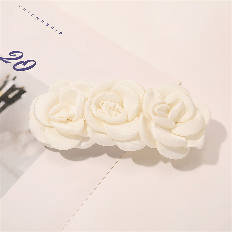 Chris Rubin Rose Hair Claw - Hair Accessories | Fashiongirl