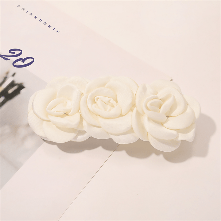 Chris Rubin Rose Hair Claw - Hair Accessories | Fashiongirl