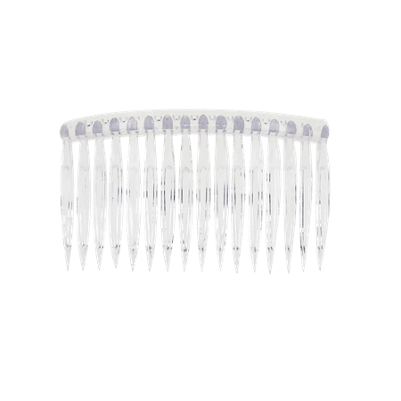 Klassischer Haarkamm klein – transparent – | Fashiongirl