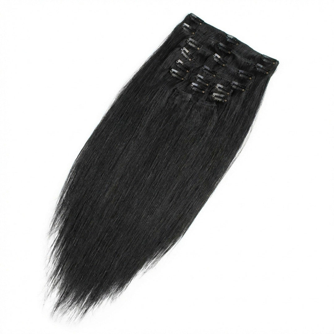 Clip In Extensions 1 black - Clip in Extensions - Fashiongirl