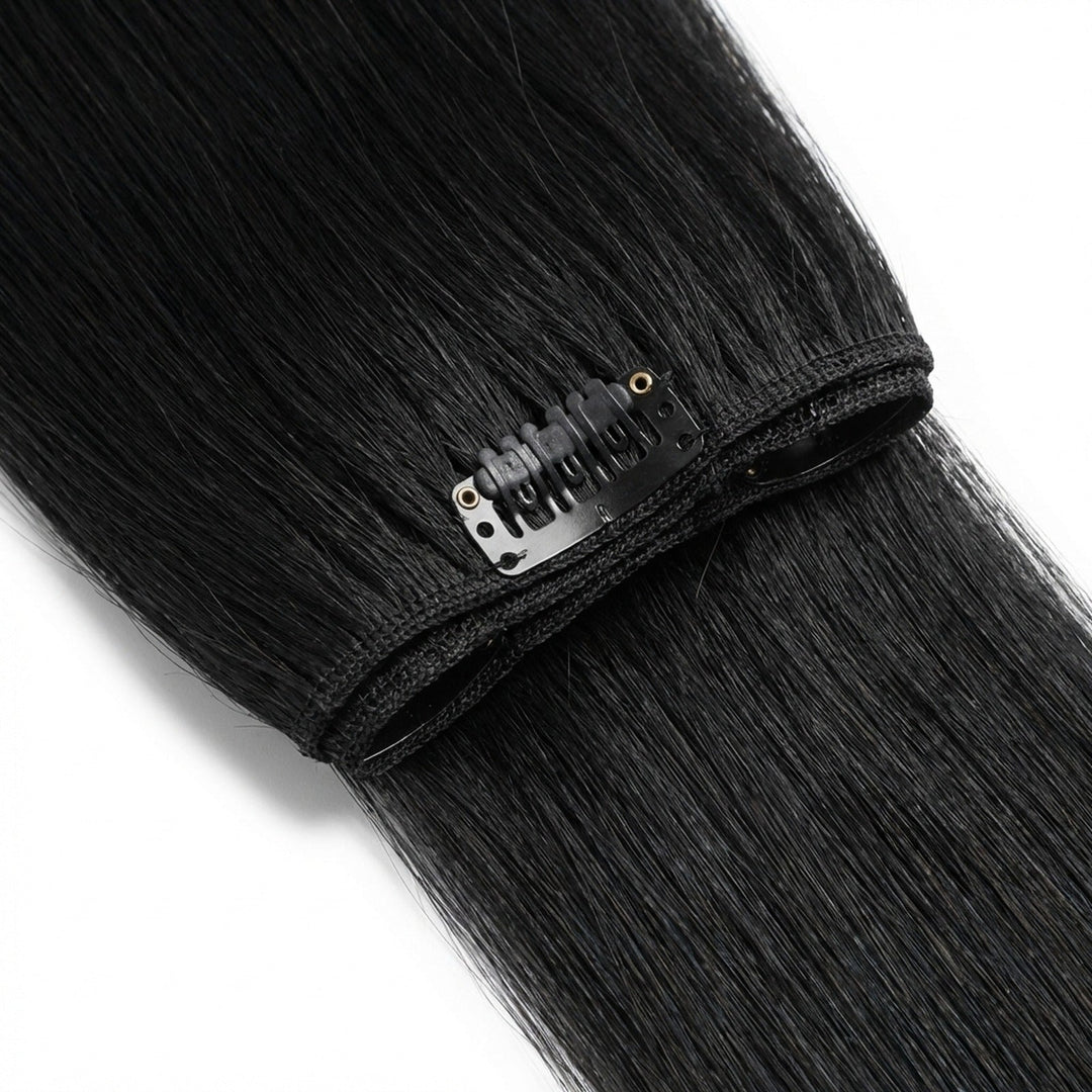 Clip In Extensions 1 black - Clip in Extensions - Fashiongirl