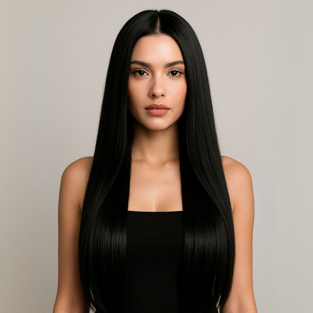 Clip In Extensions 1 black - Clip in Extensions - Fashiongirl