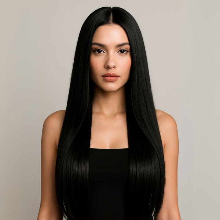 Clip In Extensions 1 black - Clip in Extensions - Fashiongirl