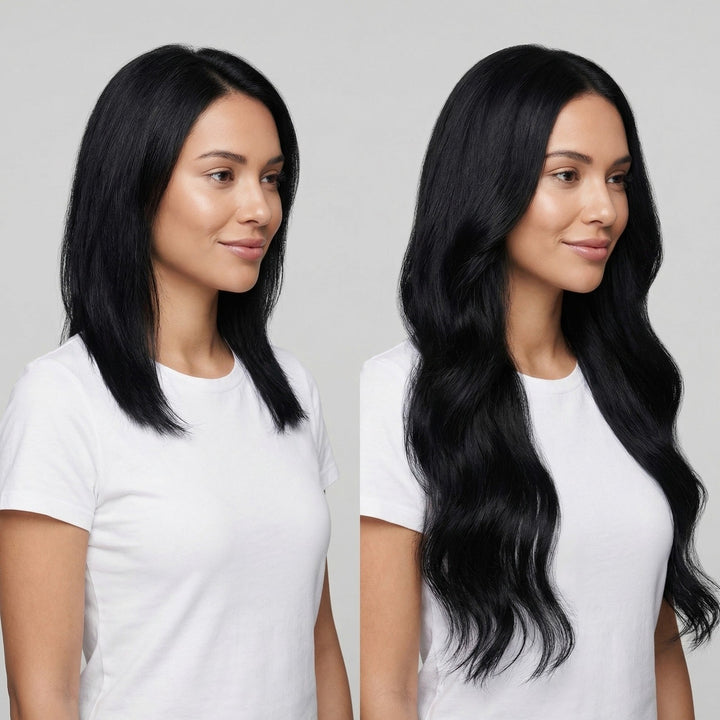 Clip In Extensions 1 Jet Black - Clip in Extensions - Fashiongirl