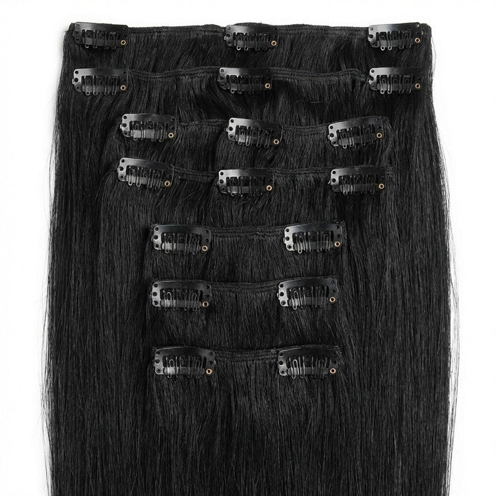 Clip In Extensions 1 Jet Black - Clip in Extensions - Fashiongirl