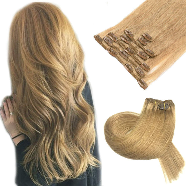 Clip In Extensions 27 medium blonde - Clip in Extensions - Fashiongirl