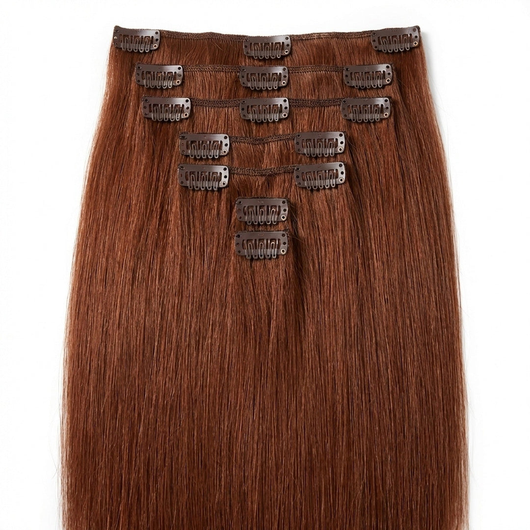 Clip In Extensions 30 Maroon - Clip in Extensions - Fashiongirl