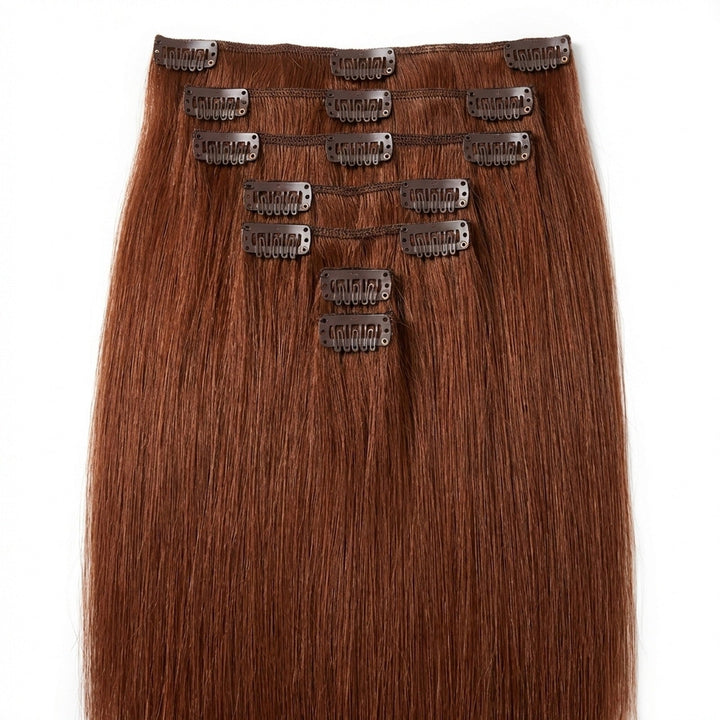 Clip In Extensions 30 Maroon - Clip in Extensions - Fashiongirl