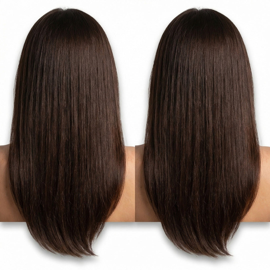 Clip In Extensions 4 Chocolate Brown - Clip in Extensions - Fashiongirl