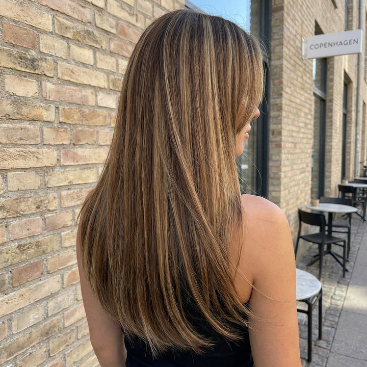 Clip In Extensions 4/27 Brown/ Medium Blonde Mix - Clip in Extensions - Fashiongirl