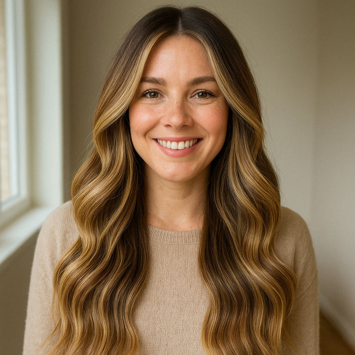 Clip In Extensions 4/27 Brown/ Medium Blonde Mix - Clip in Extensions - Fashiongirl