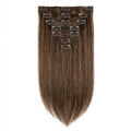 Clip In Extensions 6 Brown - Clip in Extensions - Fashiongirl