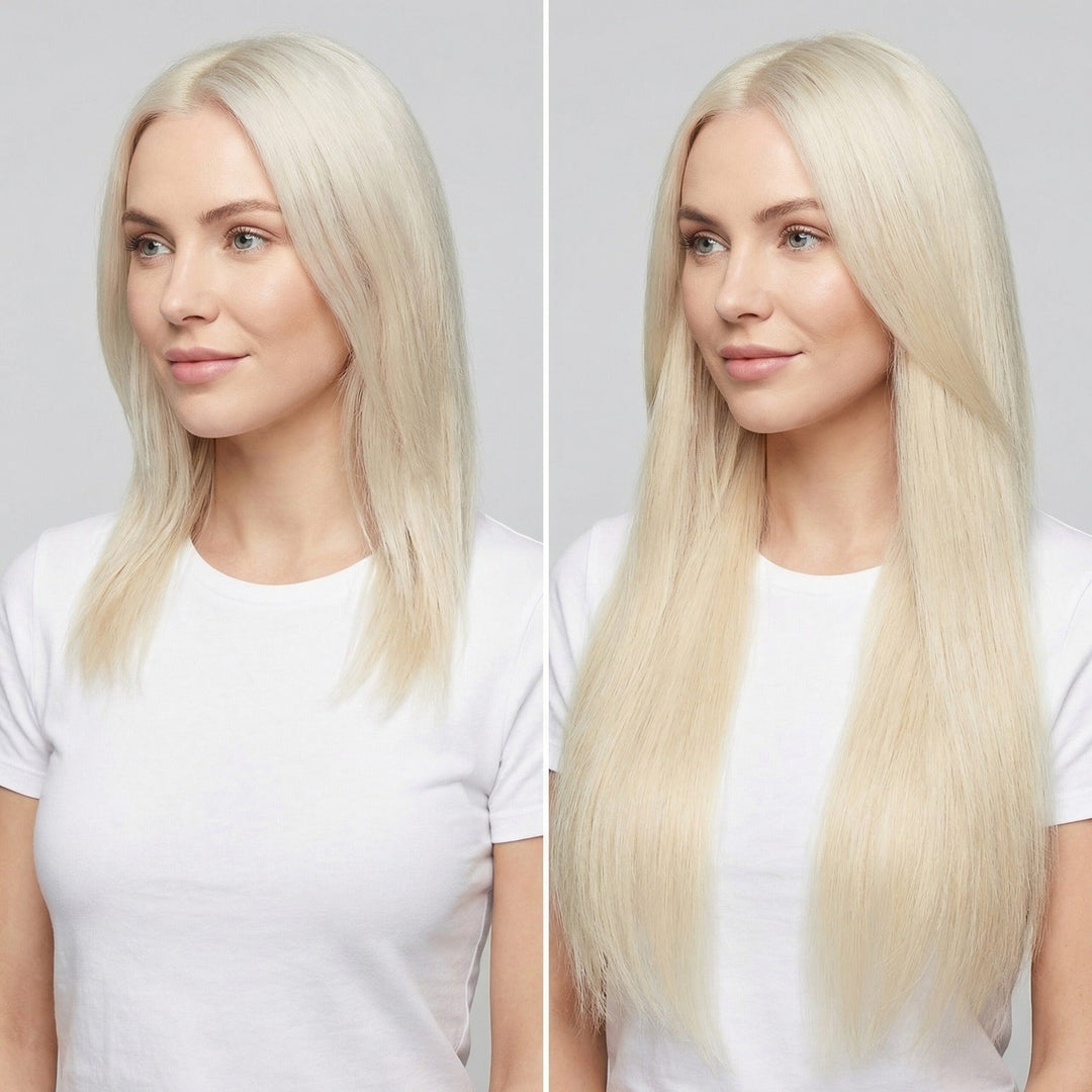 Clip In Extensions 60 platinum blonde - Clip in Extensions - Fashiongirl